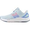 imageNew Balance UnisexChild Fresh Foam Arishi V4 LaceupRunning ShoeFrosted GlassCarolina BluePink Taffy