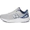 imageNew Balance UnisexChild Fresh Foam Arishi V4 LaceupRunning ShoeGrey MatterVintage IndigoMelon Water