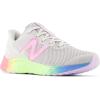 imageNew Balance UnisexChild Fresh Foam Arishi V4 LaceupRunning ShoeLight AluminumCyber LilacNeon Pink