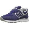 imageNew Balance Boys 574 V1 Laceup SneakerNavyWhite