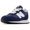 imageNew Balance UnisexChild 237 V1 Bungee SneakerWhiteNb Navy