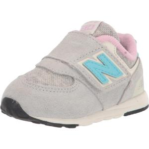 imageNew Balance UnisexChild 574 V1 70s Racing Newb Hook ampamp LoopSneakerBrighton GreySummer AquaLilac Cloud