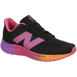 imageNew Balance UnisexChild Fresh Foam Arishi V4 LaceupRunning ShoeBlackPassion FruitDragon Berry