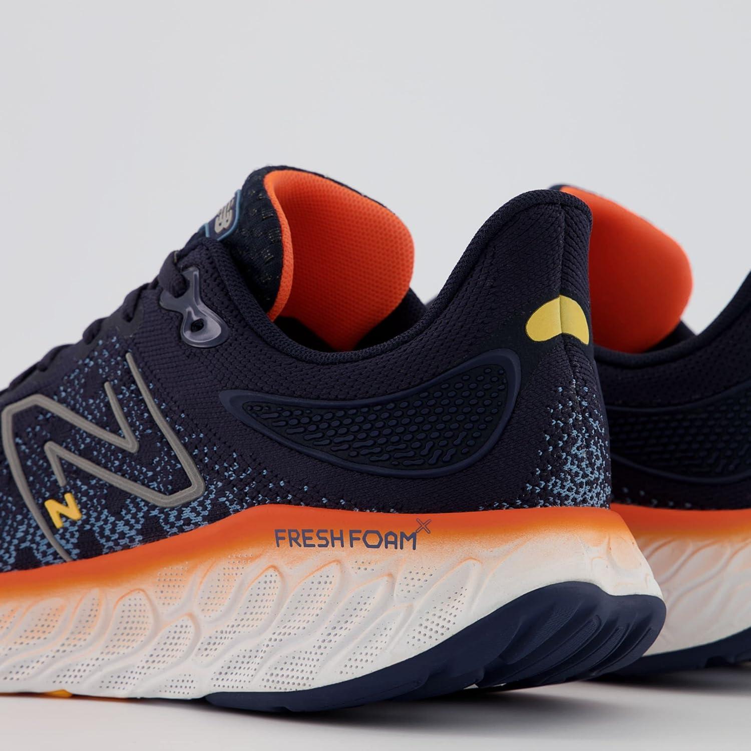 imageNew Balance Mens Fresh Foam 1080v6 Running ShoeEclipseVibrant OrangeSpring Tide