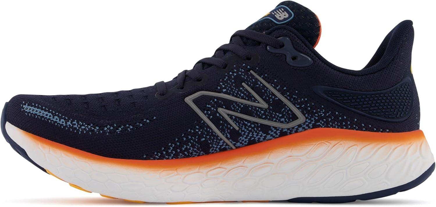 imageNew Balance Mens Fresh Foam 1080v6 Running ShoeEclipseVibrant OrangeSpring Tide