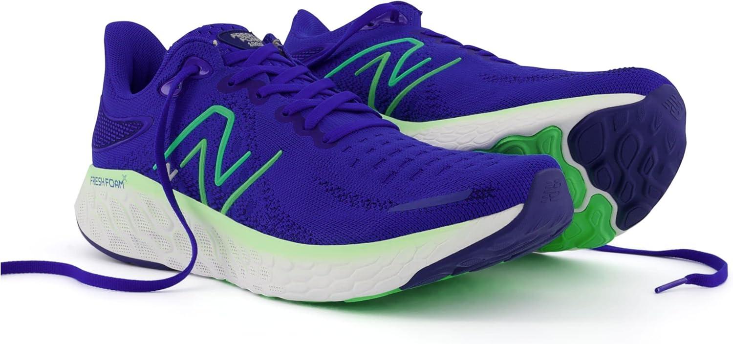 imageNew Balance Mens Fresh Foam 1080v6 Running ShoeInfinity BlueGreen AppleVibrant Spring