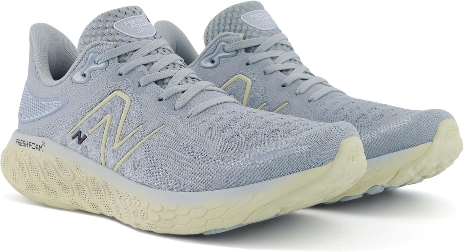 imageNew Balance Mens Fresh Foam 1080v6 Running ShoeLight SlateStarlightBone