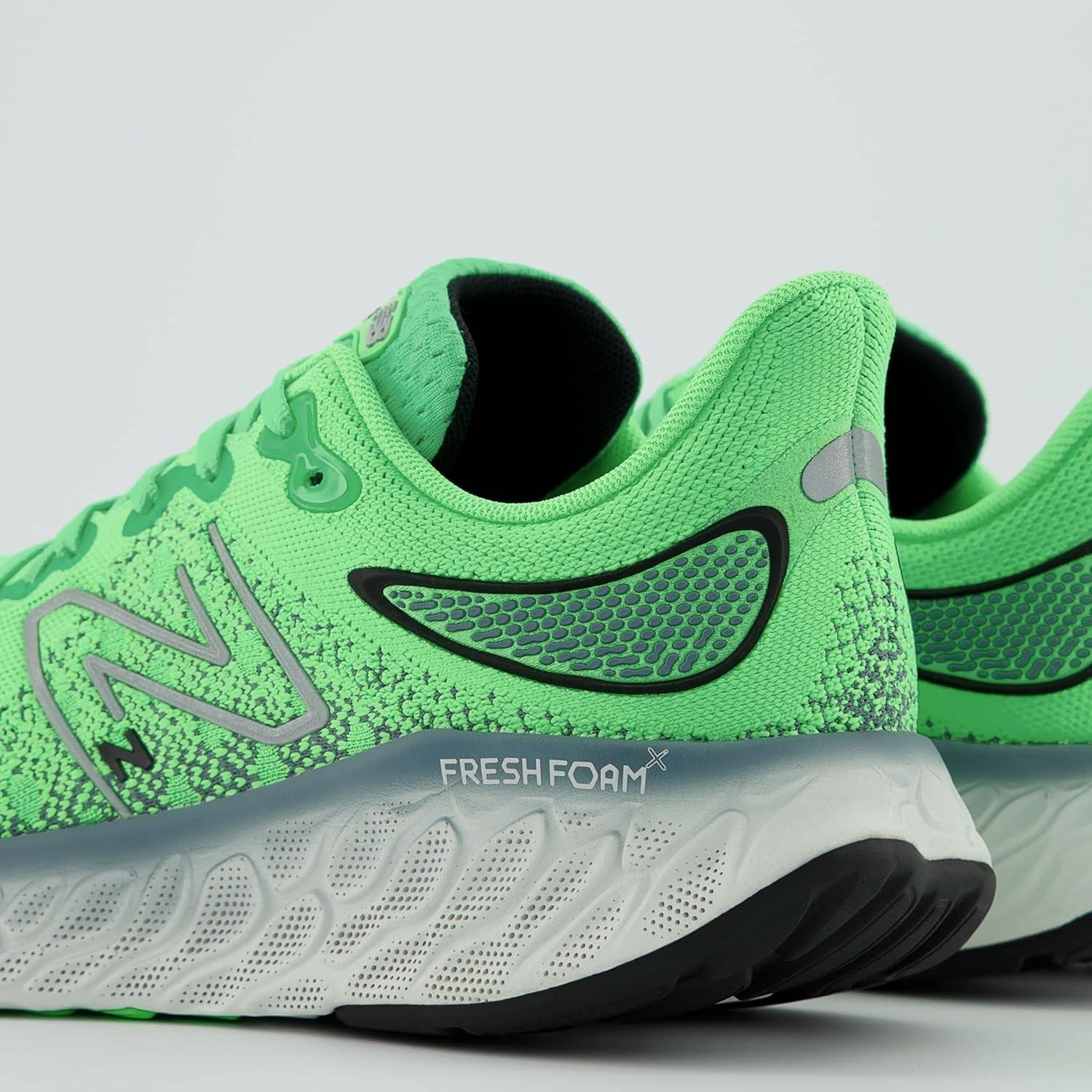 imageNew Balance Mens Fresh Foam 1080v6 Running ShoeVibrant SpringOcean Grey