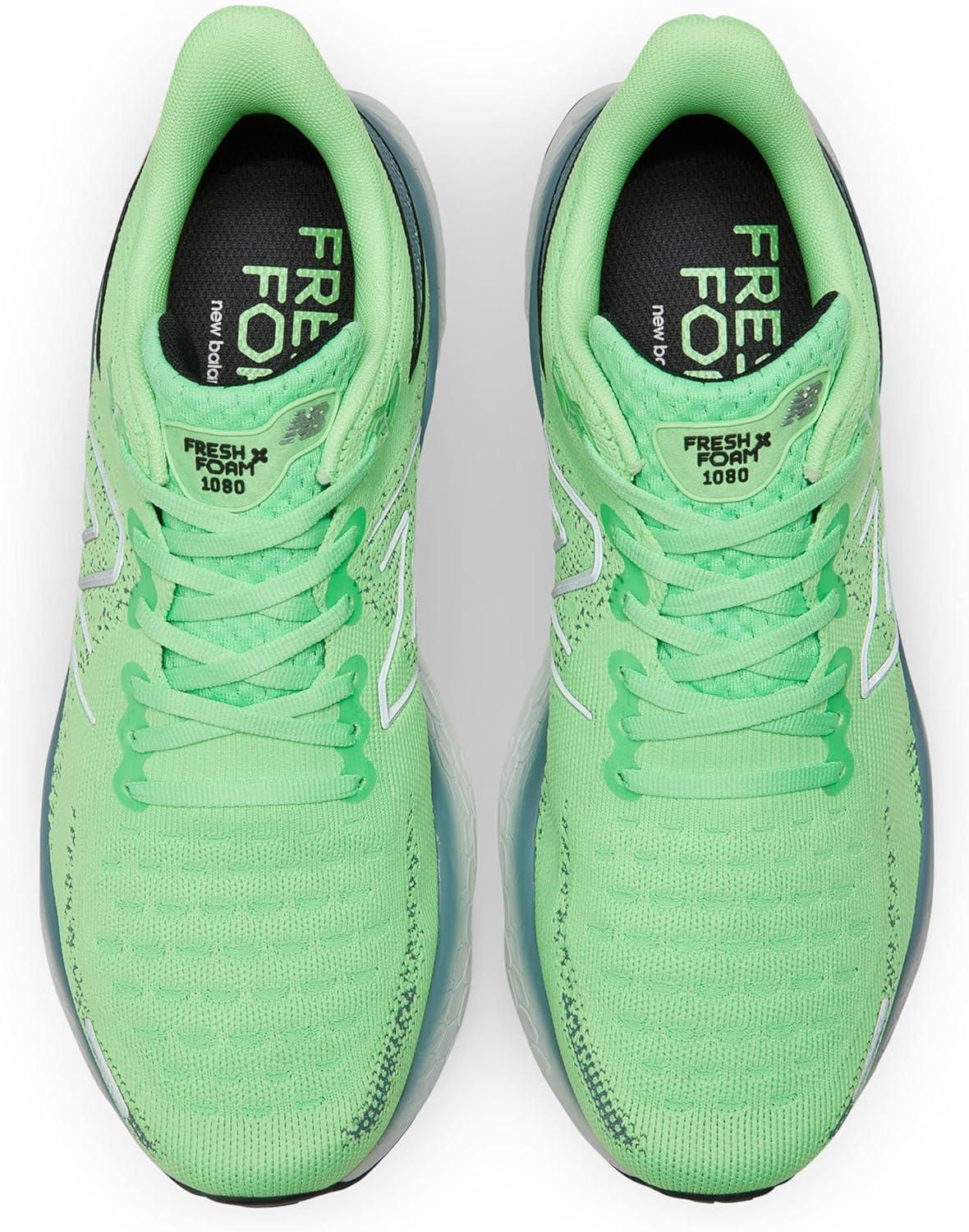 imageNew Balance Mens Fresh Foam 1080v6 Running ShoeVibrant SpringOcean Grey