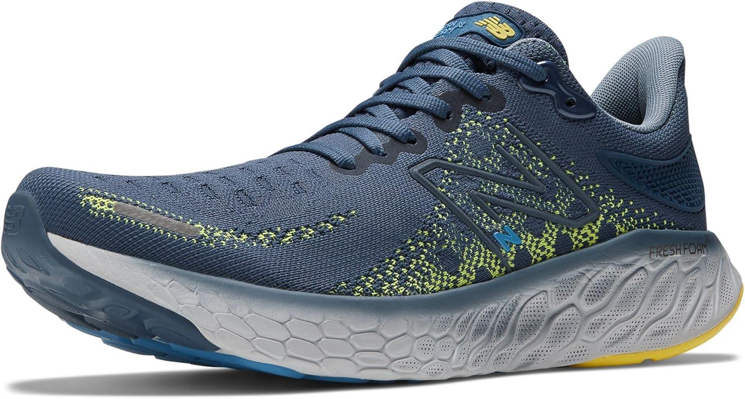 imageNew Balance Mens Fresh Foam 1080v6 Running ShoeVintage IndigoCosmic PineappleArctic Grey