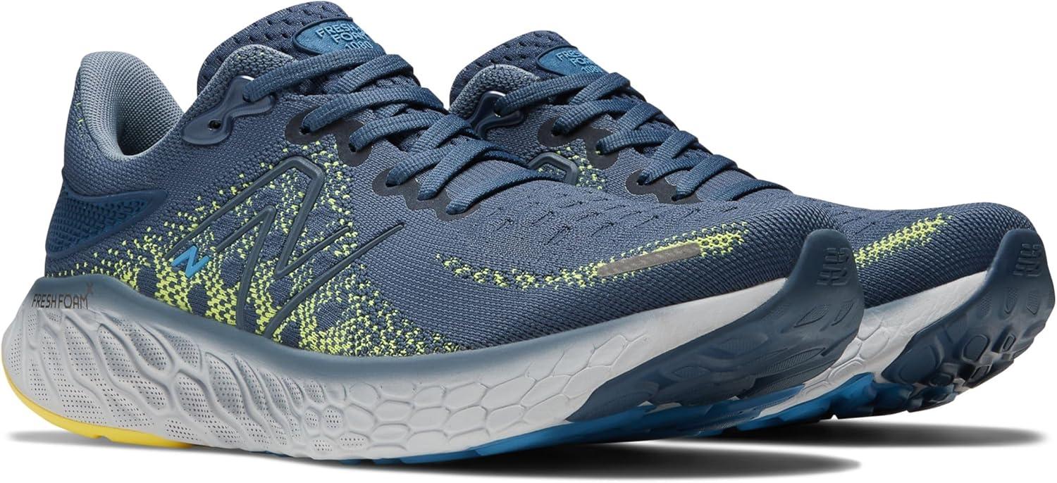 imageNew Balance Mens Fresh Foam 1080v6 Running ShoeVintage IndigoCosmic PineappleArctic Grey