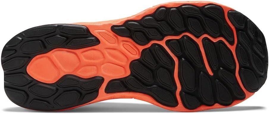 imageNew Balance Mens Fresh Foam 1080v6 Running ShoeWhiteNeon DragonflyHot Marigold