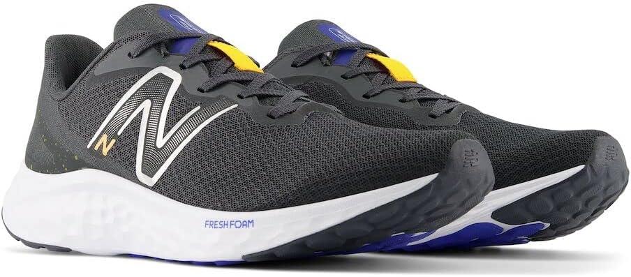 imageNew Balance Mens Fresh Foam Arishi V4Running ShoeBlacktopHot Marigold