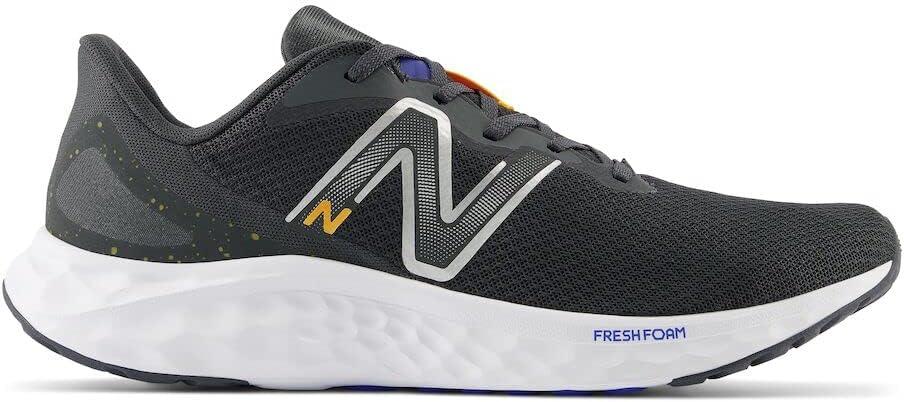 imageNew Balance Mens Fresh Foam Arishi V4Running ShoeBlacktopHot Marigold