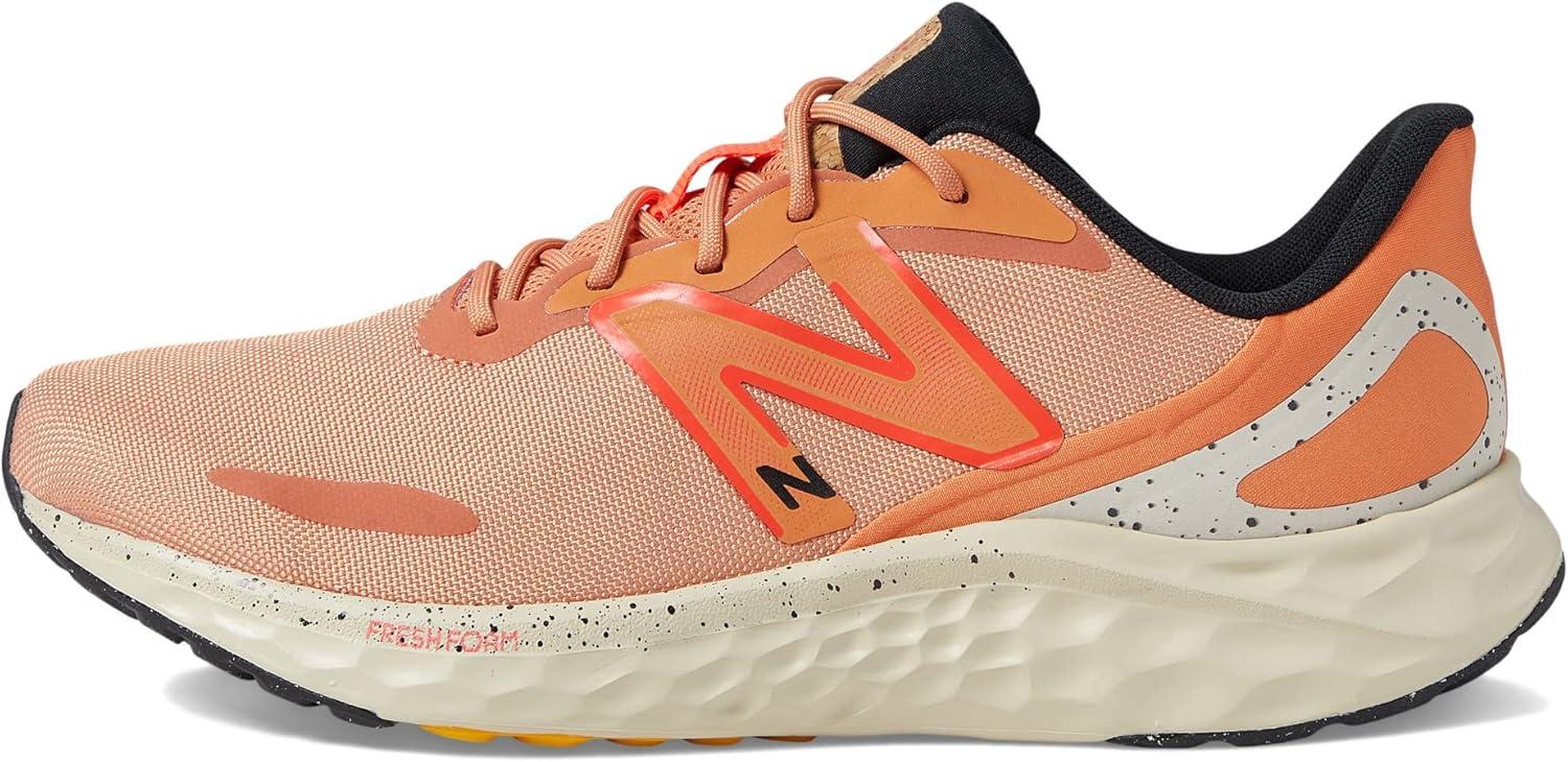 imageNew Balance Mens Fresh Foam Arishi V4Running ShoeCedarElectric RedTimberwolf