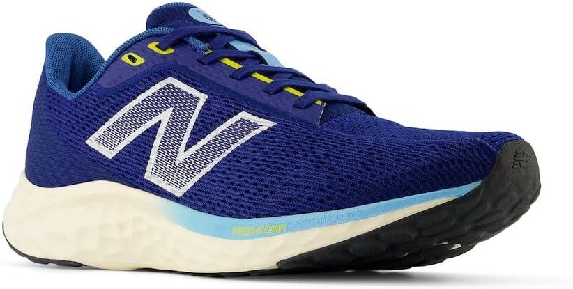 imageNew Balance Mens Fresh Foam Arishi V4Running ShoeInkwellBlue AgateGinger Lemon