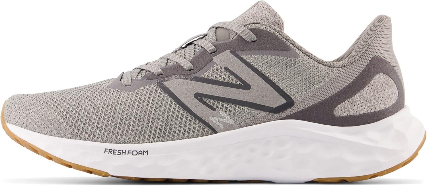 imageNew Balance Mens Fresh Foam Arishi V4Running ShoeMarbleheadCastlerockSilver Metallic