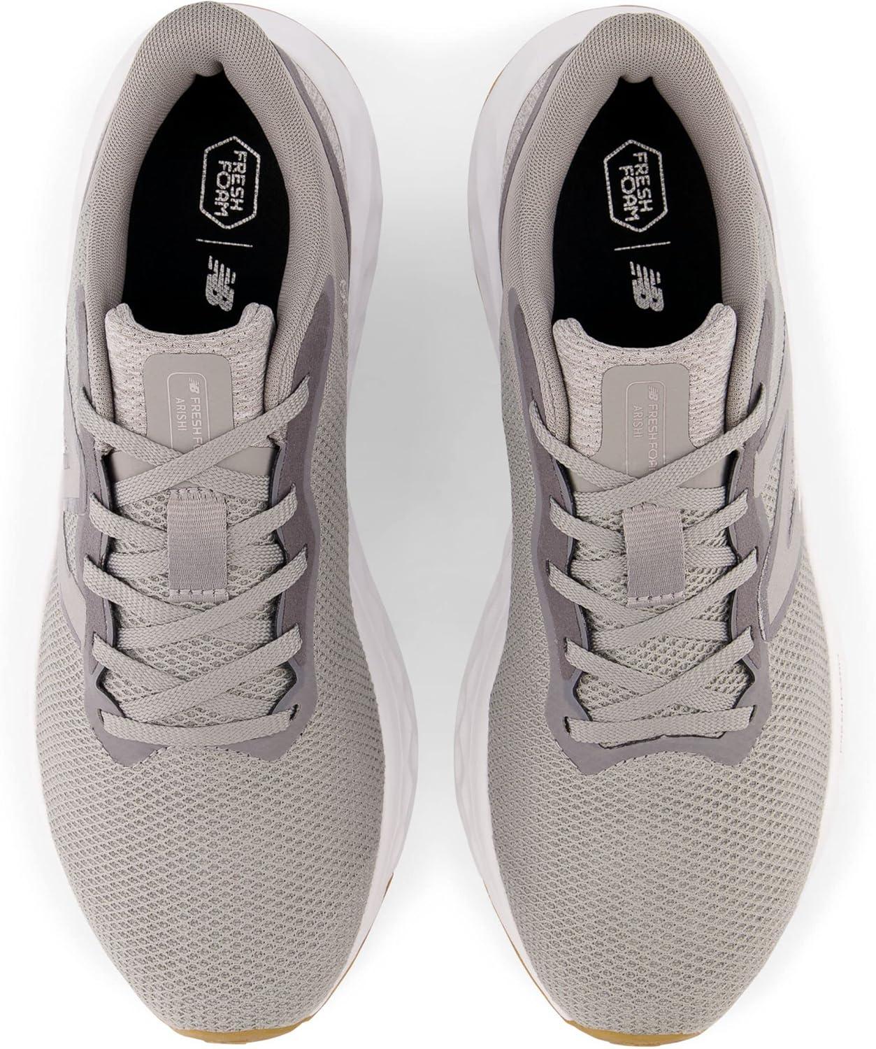 imageNew Balance Mens Fresh Foam Arishi V4Running ShoeMarbleheadCastlerockSilver Metallic