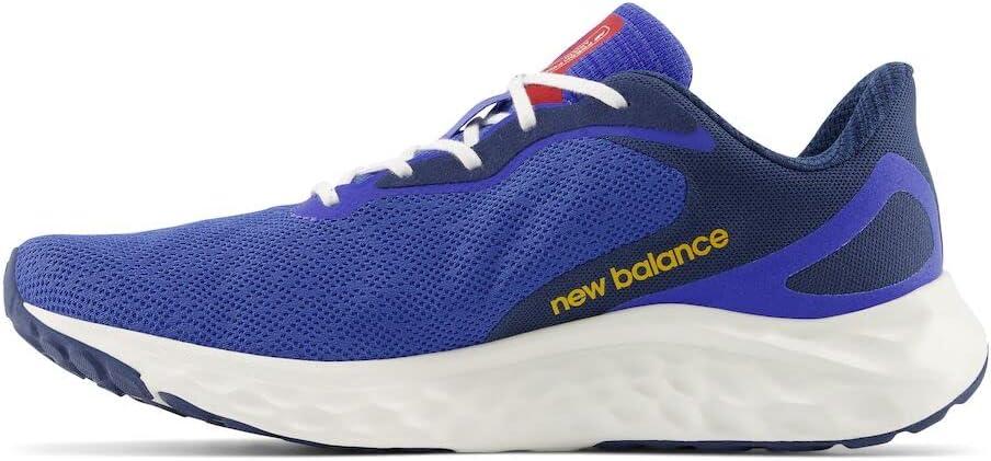 imageNew Balance Mens Fresh Foam Arishi V4Running ShoeMarine BlueHot Marigold