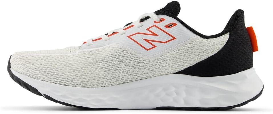 imageNew Balance Mens Fresh Foam Arishi V4Running ShoeWhiteBlackNeo Flame