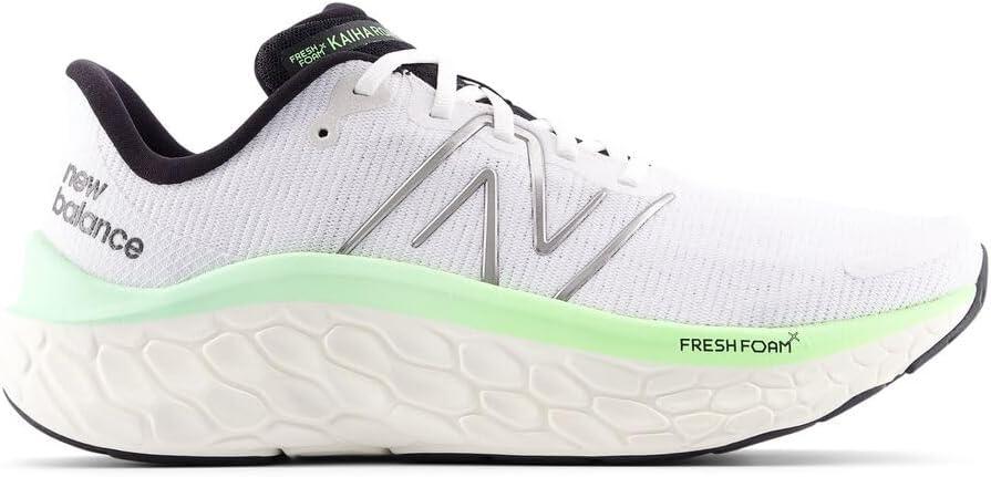 imageNew Balance Mens Fresh Foam Kaiha Road Running ShoeWhiteMint FlashAngora
