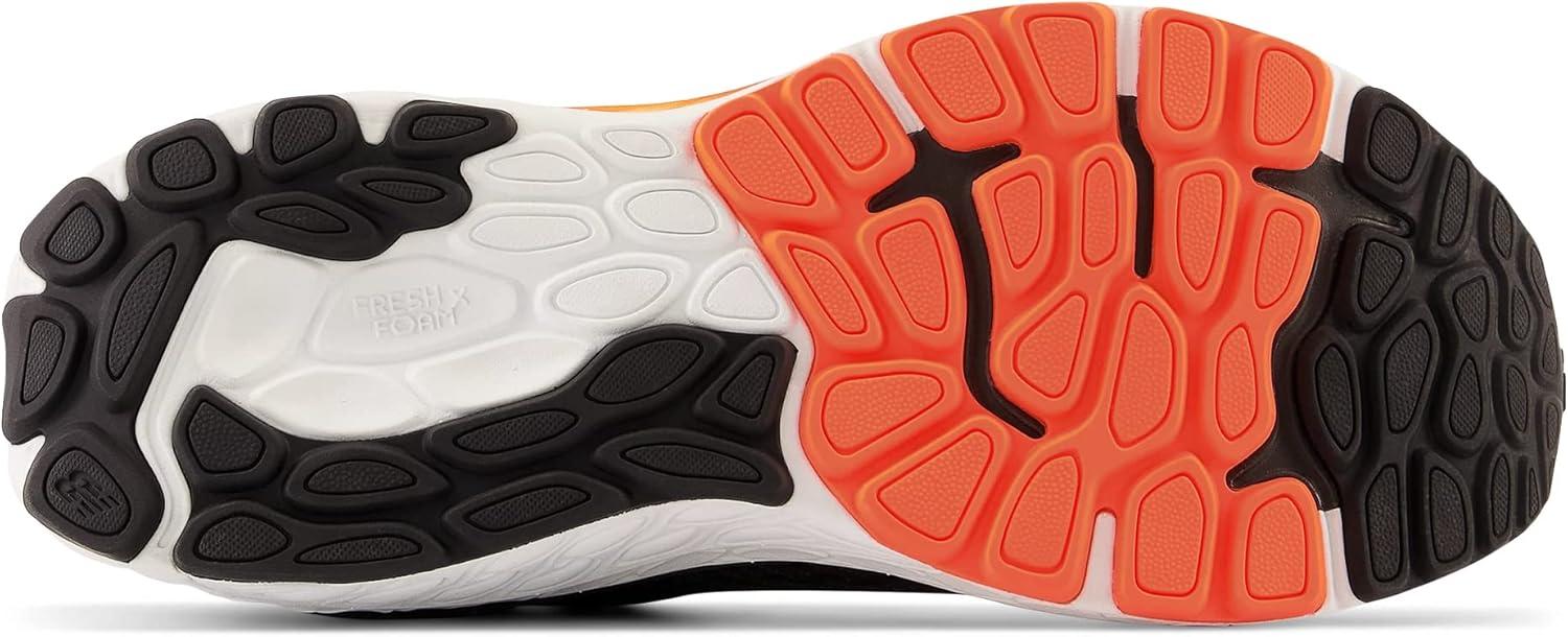 imageNew Balance Mens Fresh Foam X 860 V13BlackNeon DragonflyHot Marigold
