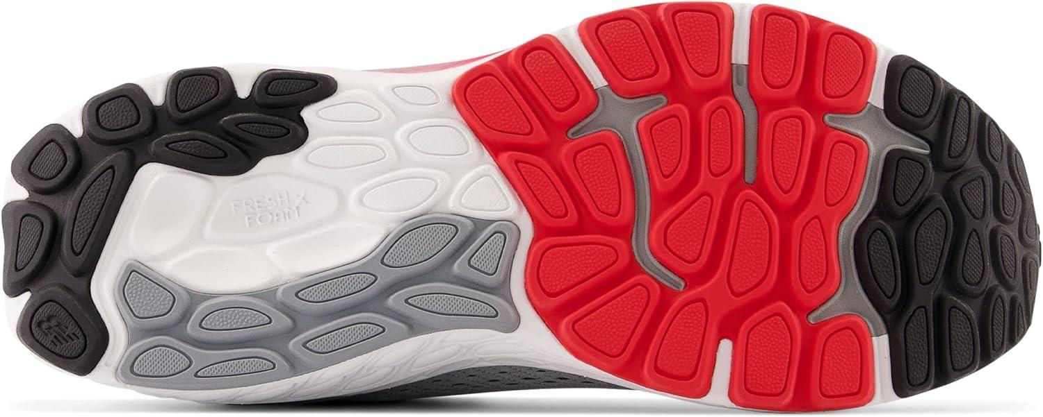imageNew Balance Mens Fresh Foam X 860 V13Light AluminumTrue RedBlack
