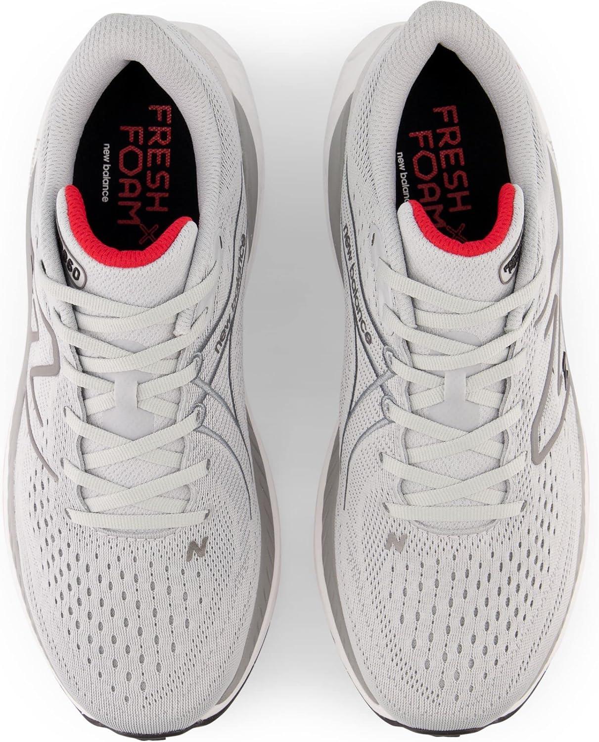 imageNew Balance Mens Fresh Foam X 860 V13Light AluminumTrue RedBlack