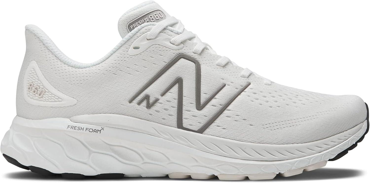 imageNew Balance Mens Fresh Foam X 860 V13WhiteDark Silver MetallicReflection