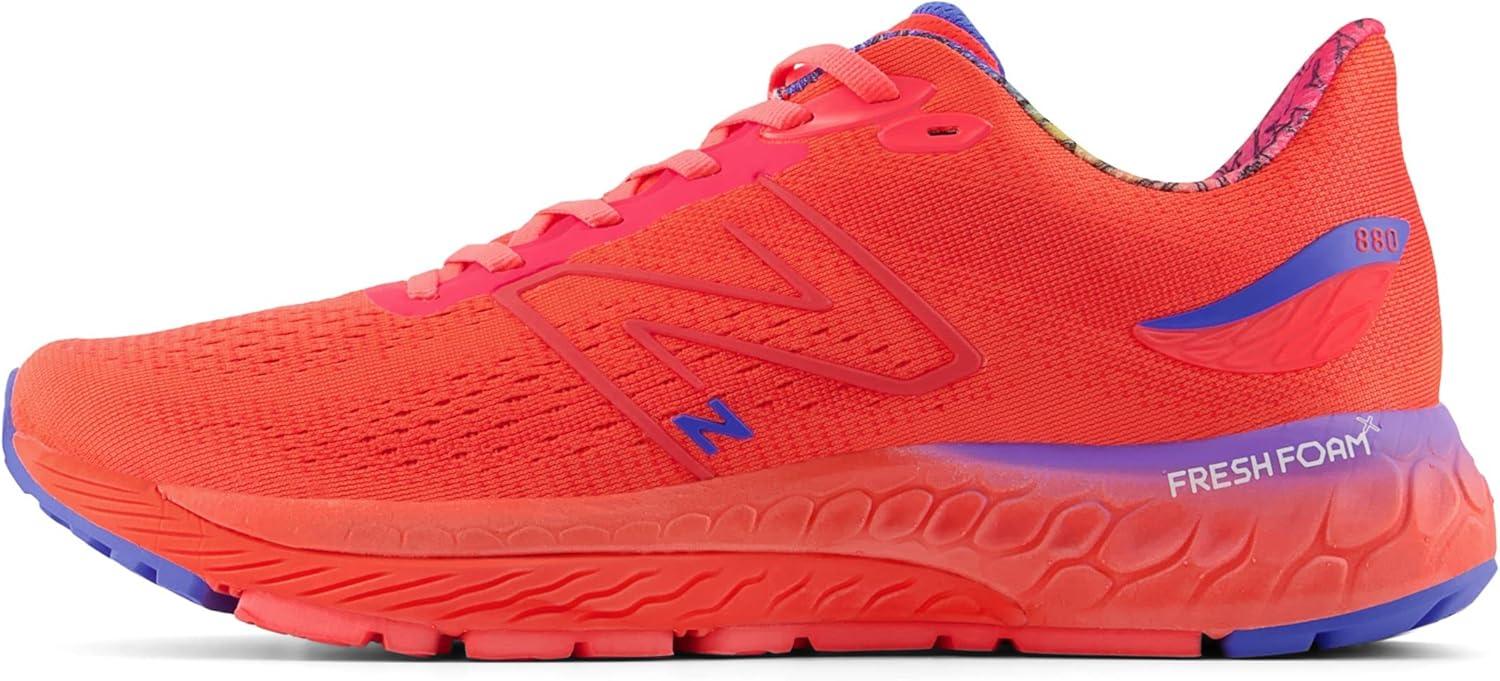 imageNew Balance Mens Fresh Foam X 880 V12Electric RedBright Lapis