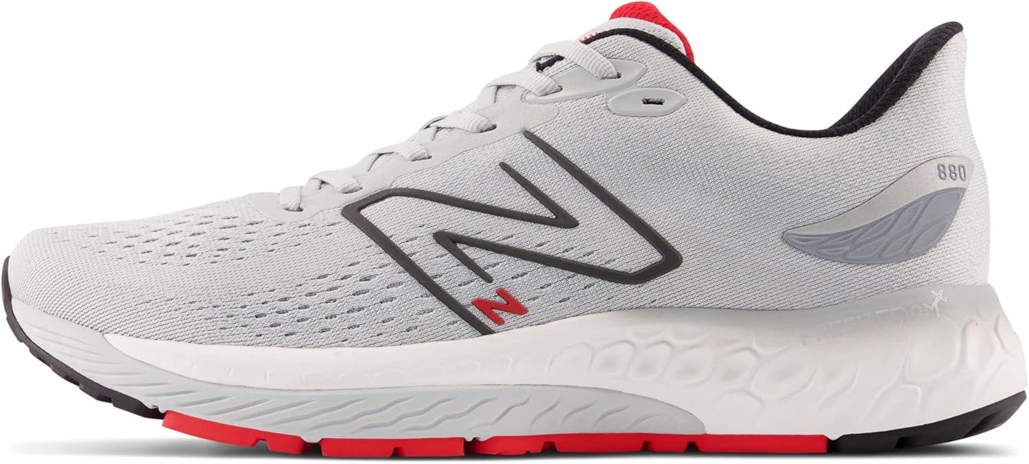 imageNew Balance Mens Fresh Foam X 880 V12Light AluminumTrue Red