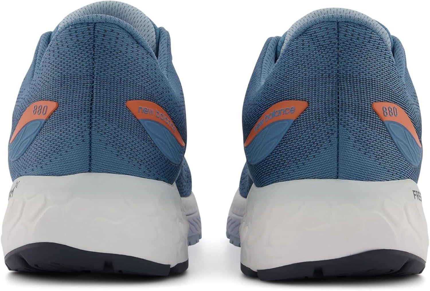 imageNew Balance Mens Fresh Foam X 880 V12Spring TideVibrant OrangeMorning Fog