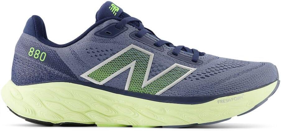 imageNew Balance Mens Fresh Foam X 880 V14 Running ShoeArctic GreyLimelightNb Navy