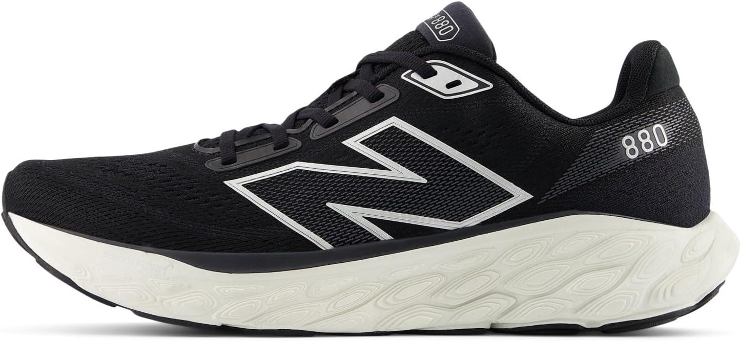 imageNew Balance Mens Fresh Foam X 880 V14 Running ShoeBlackSea SaltSilver Metallic