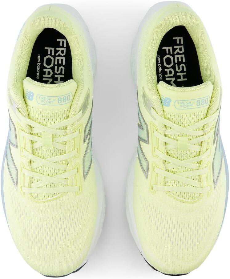 imageNew Balance Mens Fresh Foam X 880 V14 Running ShoeLimelightSilver MetallicChrome Blue