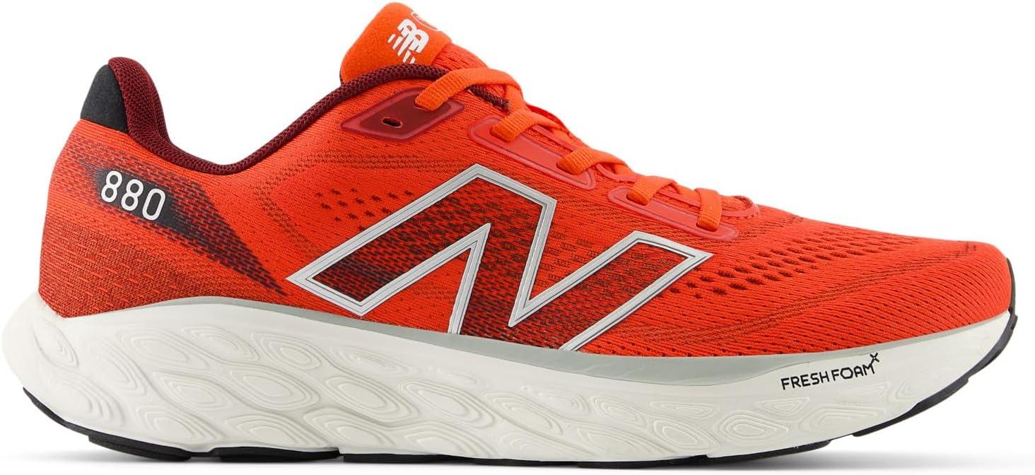 imageNew Balance Mens Fresh Foam X 880 V14 Running ShoeNeo FlameMercury RedSea Salt