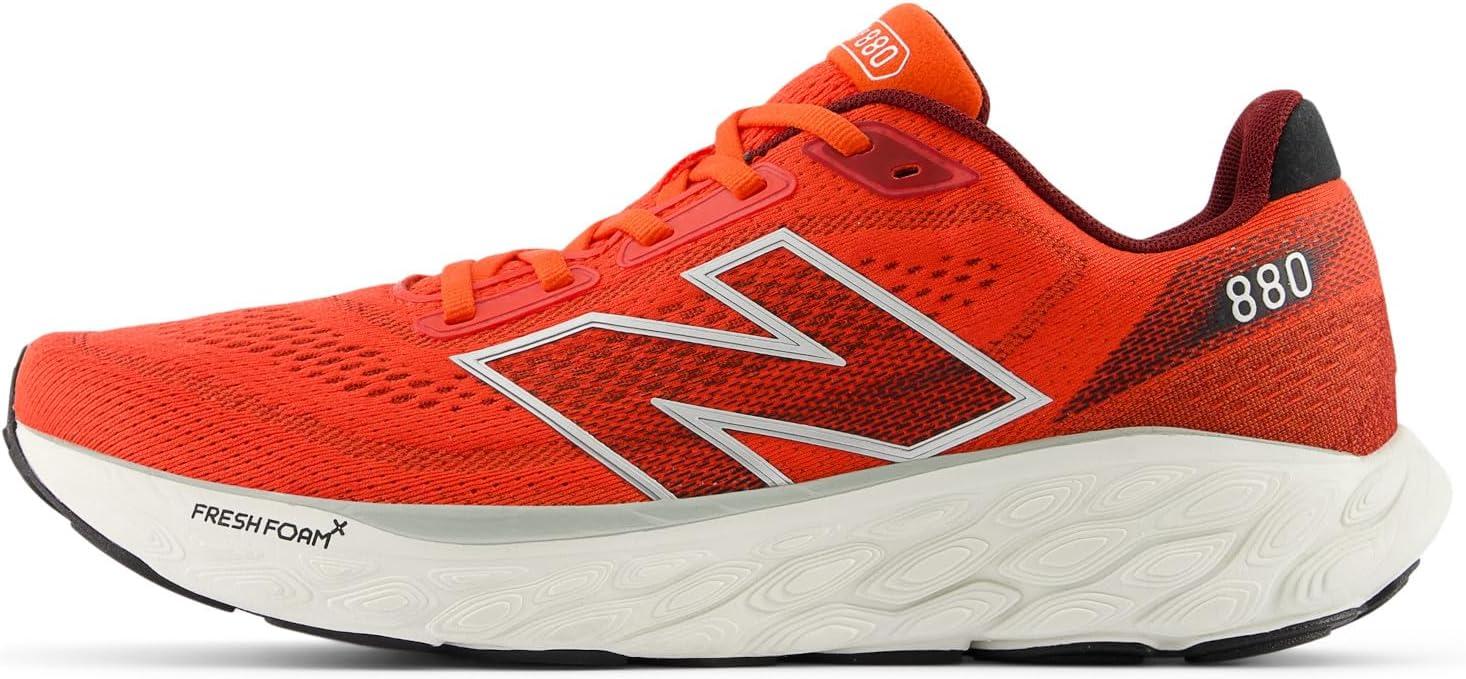 imageNew Balance Mens Fresh Foam X 880 V14 Running ShoeNeo FlameMercury RedSea Salt