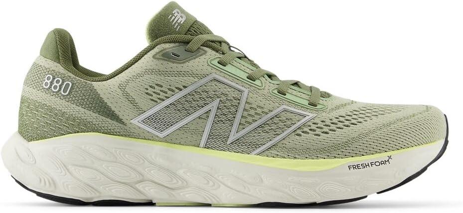 imageNew Balance Mens Fresh Foam X 880 V14 Running ShoeOlivineSilver MetallicLimelight
