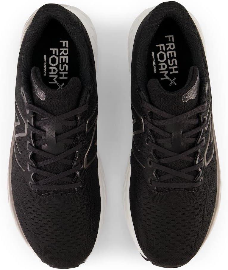 imageNew Balance Mens Fresh Foam X Evoz V3 Running ShoesBlackSilver Metallic
