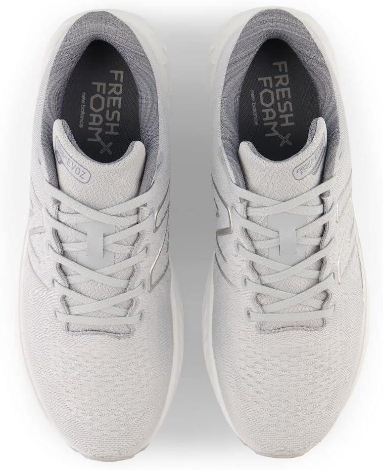 imageNew Balance Mens Fresh Foam X Evoz V3 Running ShoesGraphiteAluminum GreySilver Metallic