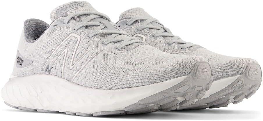 imageNew Balance Mens Fresh Foam X Evoz V3 Running ShoesGraphiteAluminum GreySilver Metallic