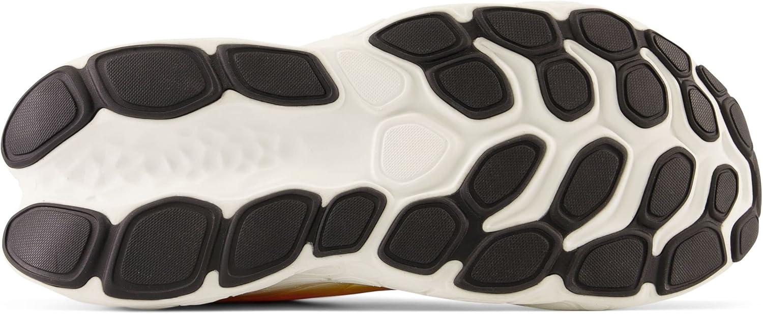 imageNew Balance Mens Fresh Foam X More V4Aluminum GreyNeon DragonflyHot Marigold