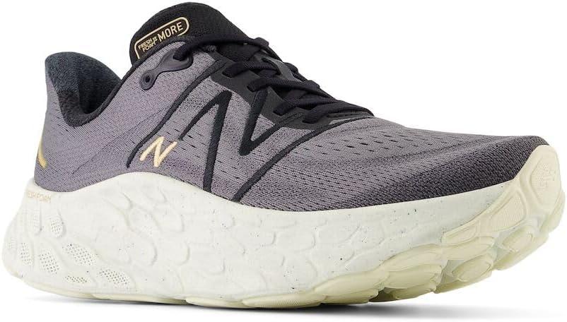 imageNew Balance Mens Fresh Foam X More V4BlackCastlerockTurtledove