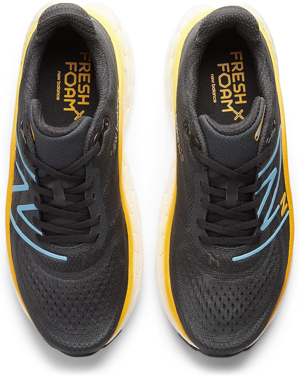 imageNew Balance Mens Fresh Foam X More V4BlackCoastal BlueGinger Lemon