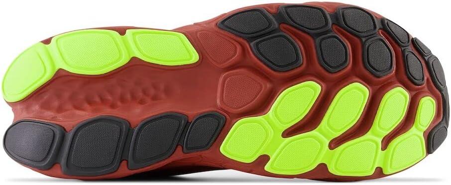 imageNew Balance Mens Fresh Foam X More V4Harbor GreyBrick Red