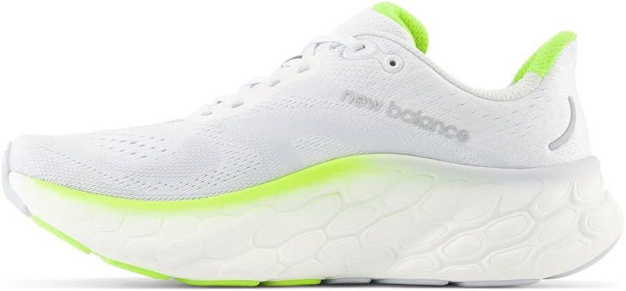 imageNew Balance Mens Fresh Foam X More V4Quartz GreyThirty WattBrick Red