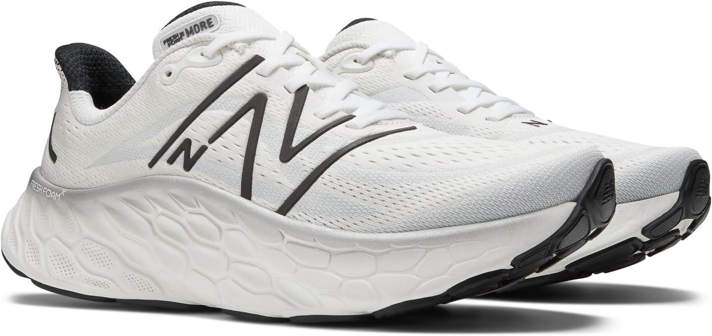 imageNew Balance Mens Fresh Foam X More V4WhiteBlack MetallicBlack