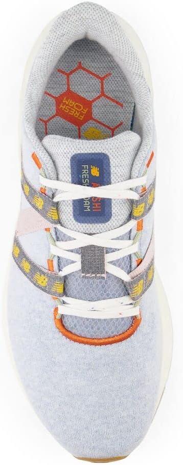 imageNew Balance Womens Fresh Foam Arishi V4 Running ShoeLight Arctic GreySunflower