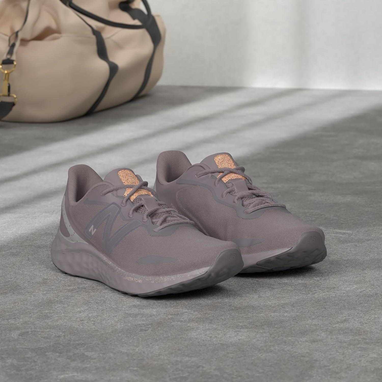 imageNew Balance Womens Fresh Foam Arishi V4 Running ShoeZincLight ZincLilac Chalk