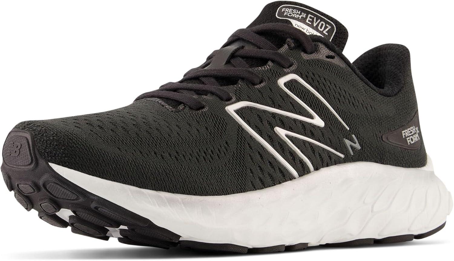 imageNew Balance Womens Fresh Foam X Evoz V3 Running ShoeBlackSilver Metallic